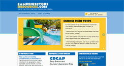 Desktop Screenshot of campdirectorsresources.com